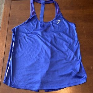 Gymshark blue workout tank